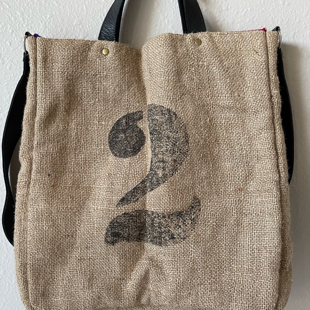 Feed Women Tote Bag - Tan and Black - Picture 5 of 12